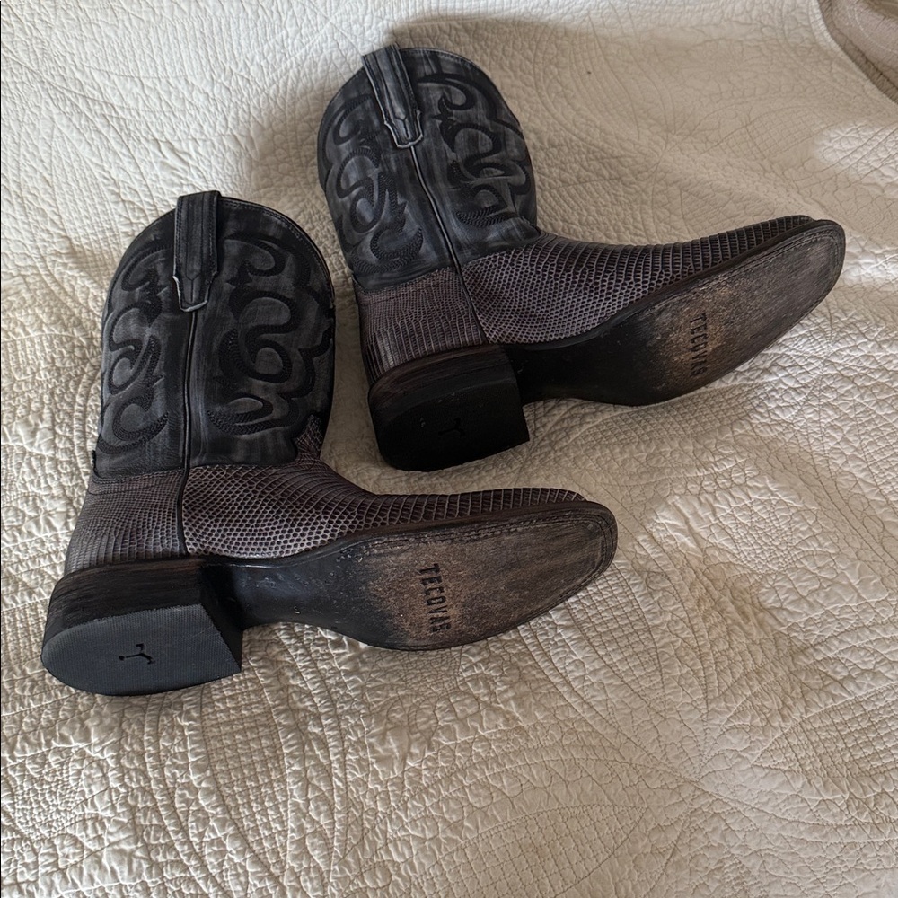 Tecovas Black lizard Leather Boots - Picture 4 of 6